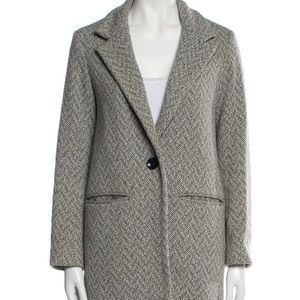 Maje tweed peacoat